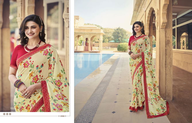 Starwalk 63 Casual Daily Wear Georgette Printed Saree Collection