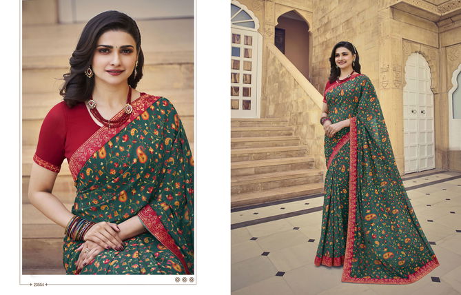 Starwalk 63 Casual Daily Wear Georgette Printed Saree Collection