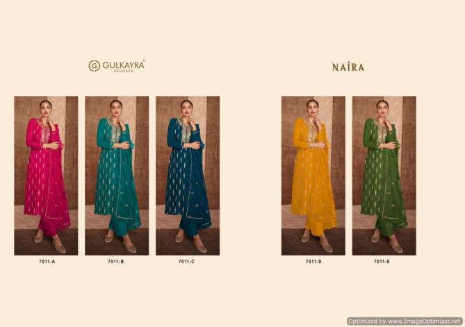Gulkayra Naira Georgette Heavy Festive Wear Designer Salwar Kameez Collection