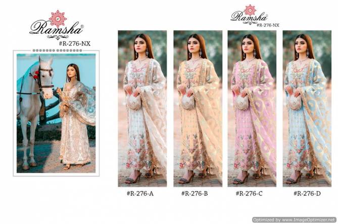 Ramsha R 276 Nx Georgette Festive Wear Designer Pakistani Salwar Kameez Collection
