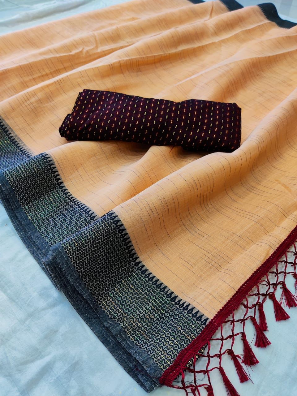 Monalisha 12 Casual Wear Soft Pattern Cotton Fancy Saree Collection