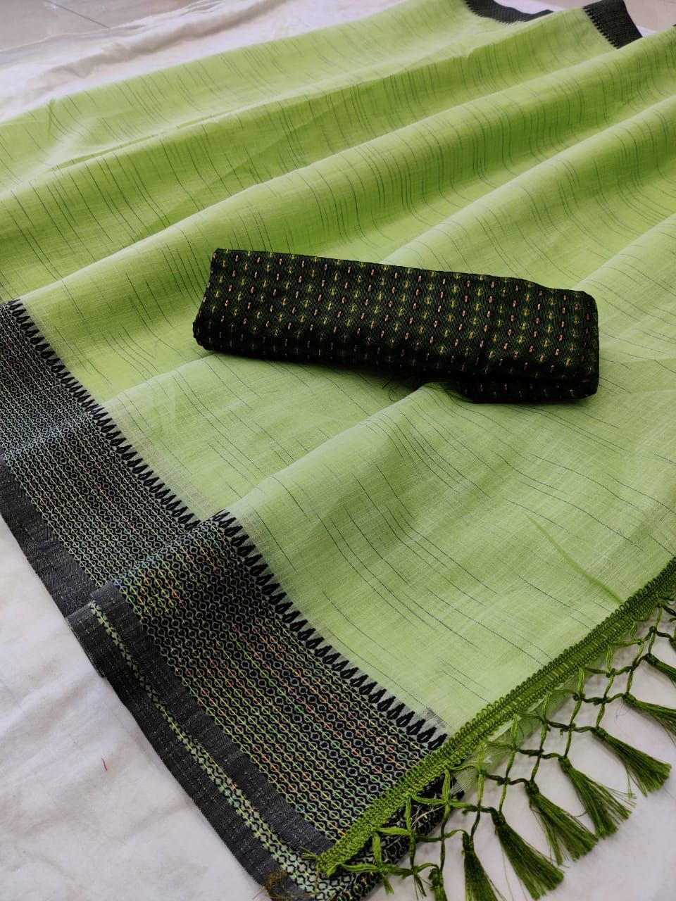 Monalisha 12 Casual Wear Soft Pattern Cotton Fancy Saree Collection