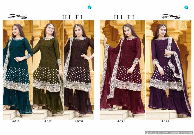 Your Choice Hifi Heavy Festive Wear Georgette Designer Salwar Kameez Collection