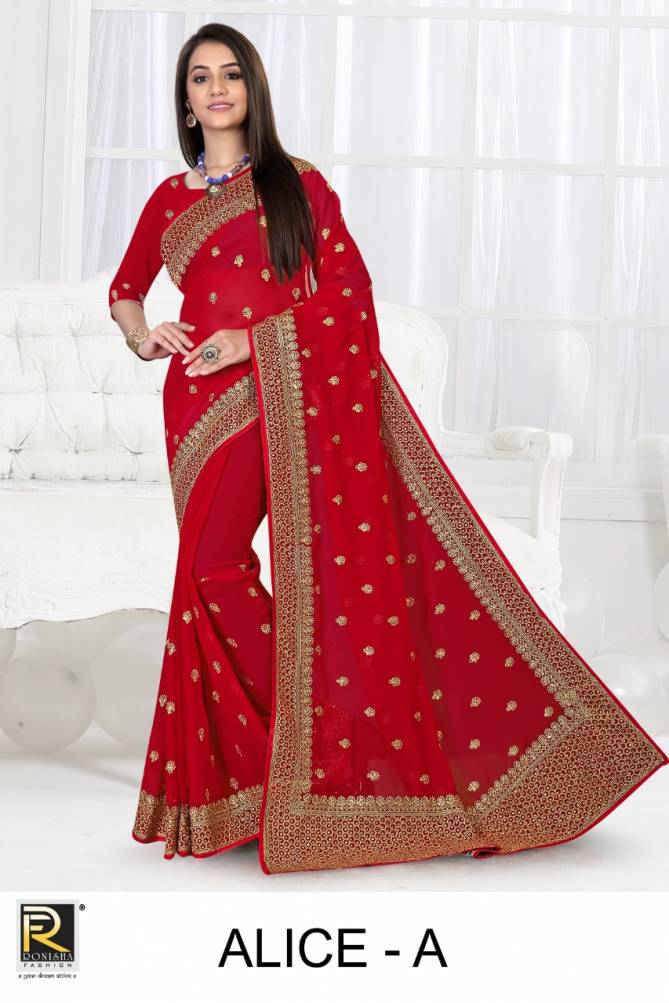 Ronisha Luna Latest Designer Festive Wear Cotton Silk Saree Collection