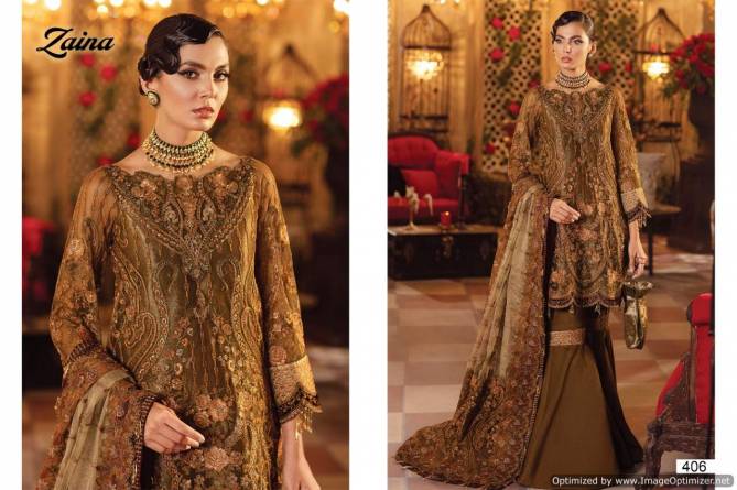 Zaina 13 Exclusive Georgette Wedding Wear Premium Pakistani Salwar Kameez Collection