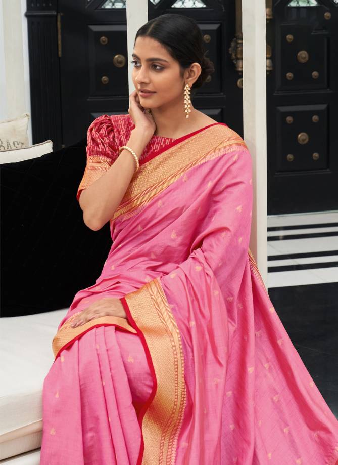 Sangam Kashvi Silk Handloom Heavy Festive Wear Designer Saree Collection