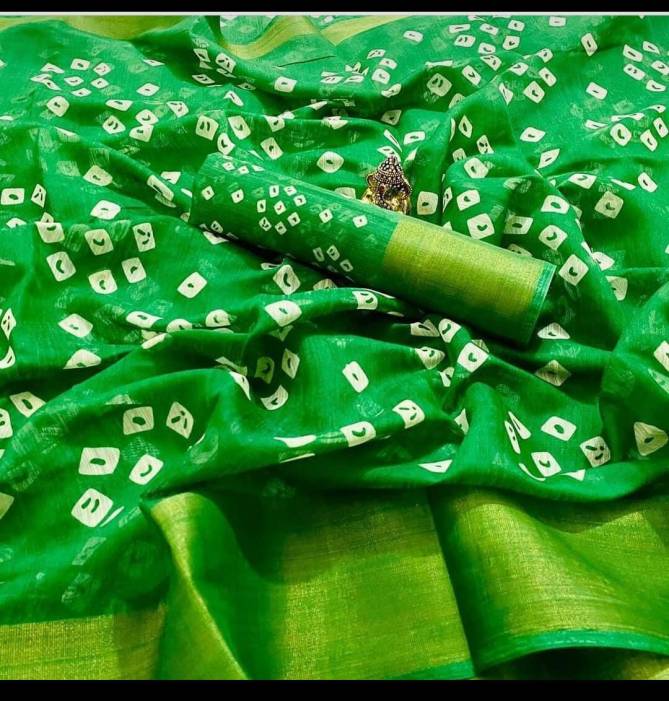 Vallabhi Casual Daily Wear Printed Cotton Designer Saree Collection