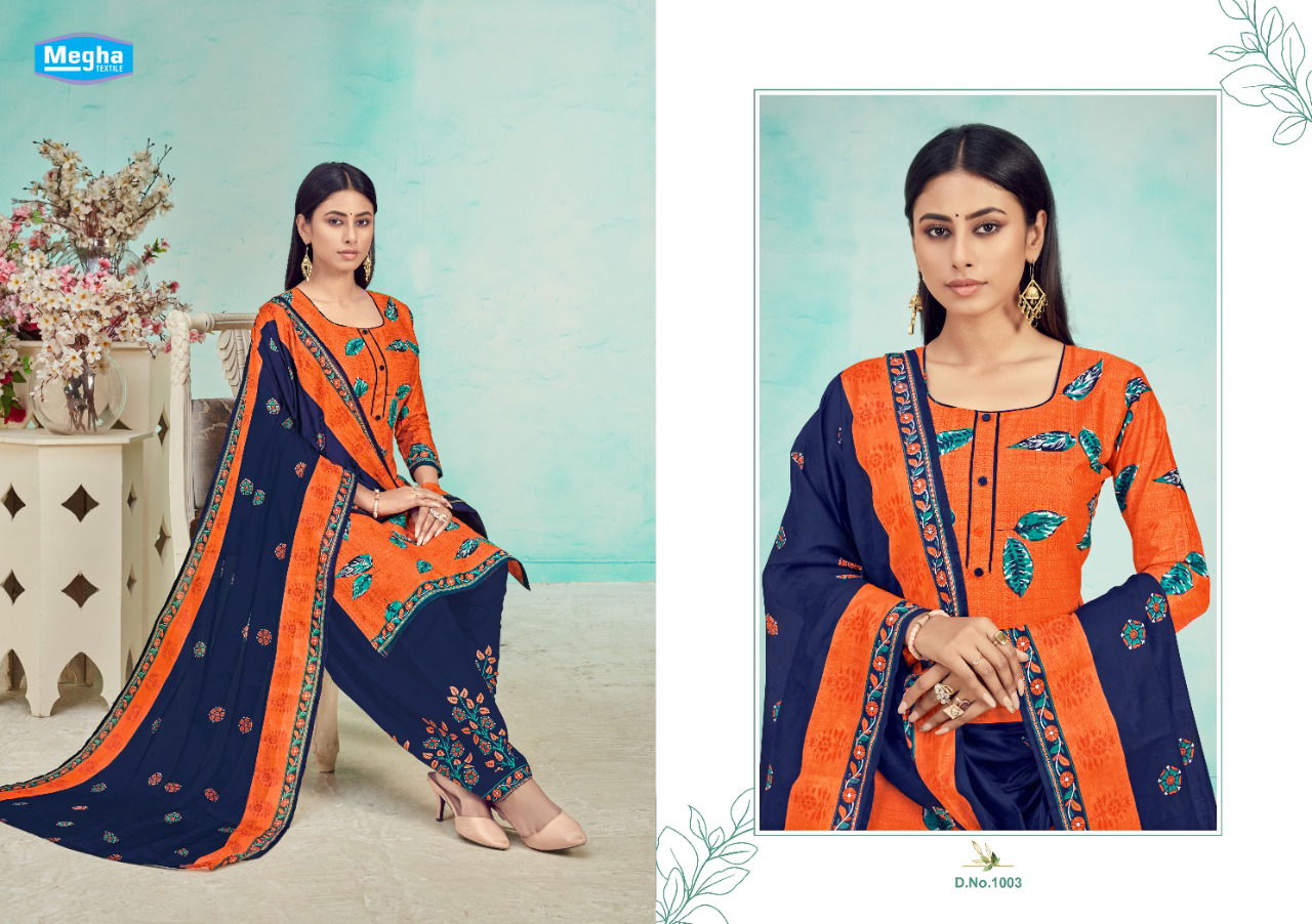 Megha Panghat 1 Regular Wear Cotton Printed Designer Dress Material Collection