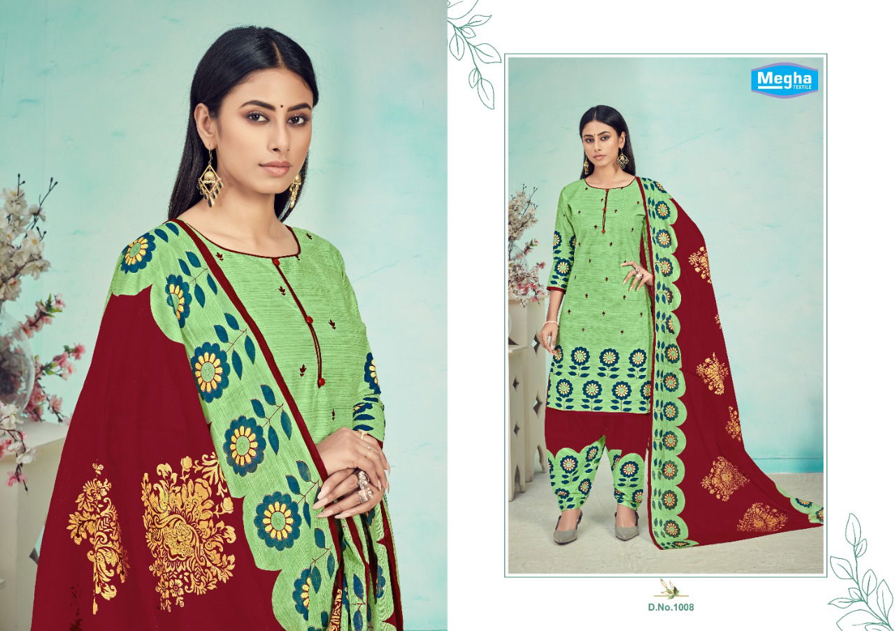 Megha Panghat 1 Regular Wear Cotton Printed Designer Dress Material Collection