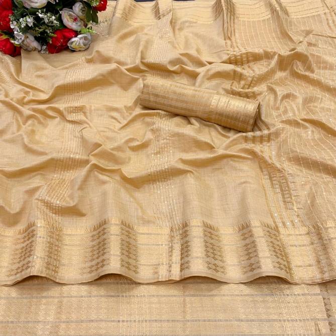 Maahi 46 Latest Designer Festive Wear Cotton Sequence Saree Collection
