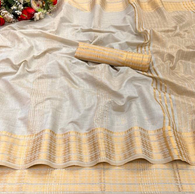 Maahi 46 Latest Designer Festive Wear Cotton Sequence Saree Collection