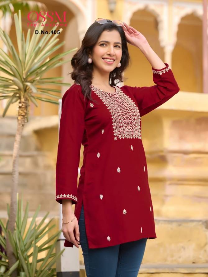 Nora Vol 4 By Ossam Ladies Top 401 To 406 Wholesale clothing suppliers in India
