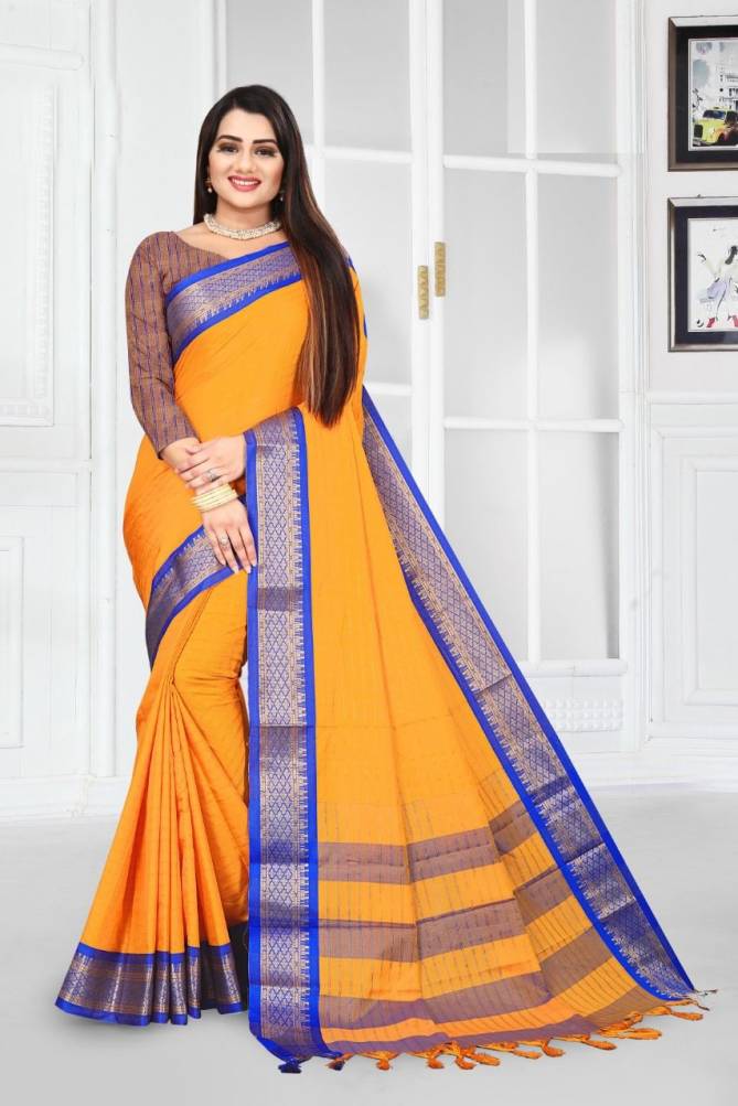 Maahi 47 Latest Designer Casual Wear Cotton Silk Fancy Saree Collection
