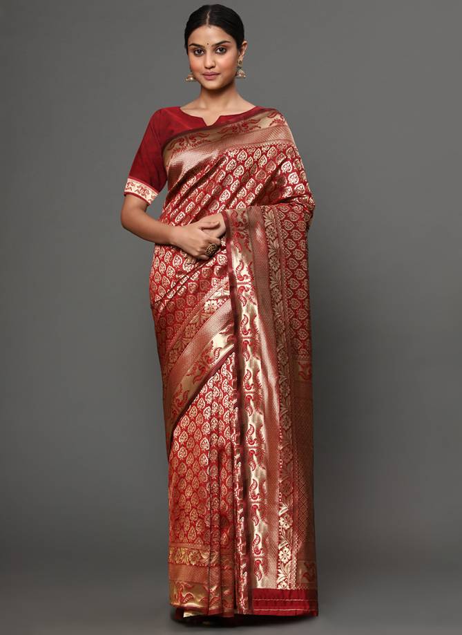 Vellora 23 Latest Designer Fancy Party Wear Banarasi Silk Sareee Collection