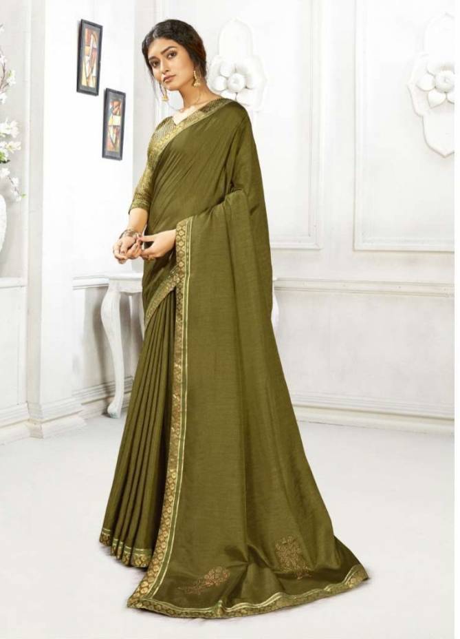 Laxminam T-20 Latest Festive Wear Vichitra Silk Designer Saree Collection