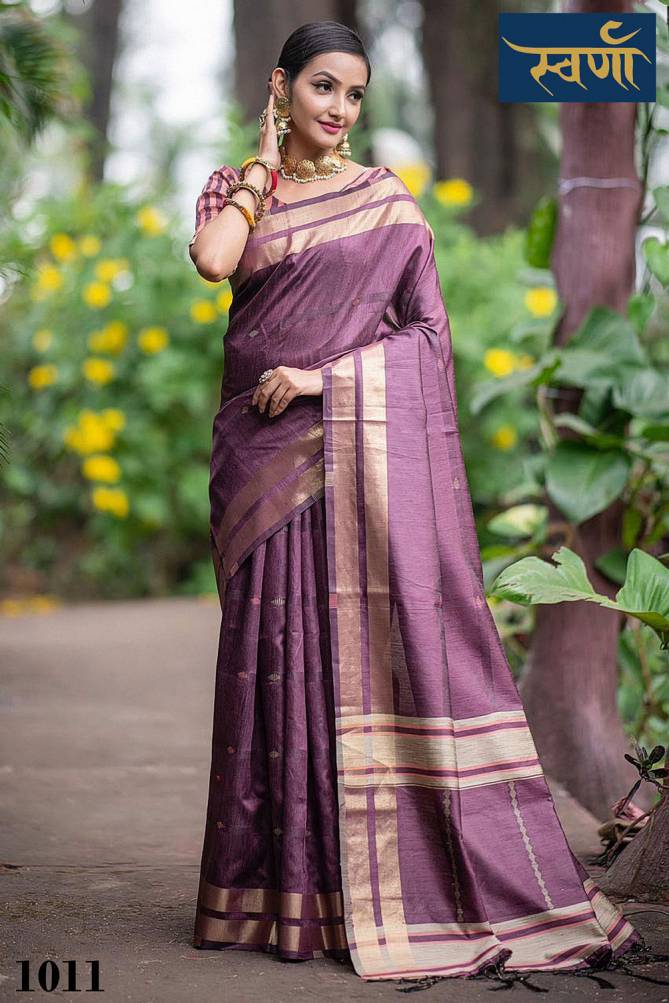 Svarna 2 Ethnic Wear Cotton Silk Printed Saree Collection