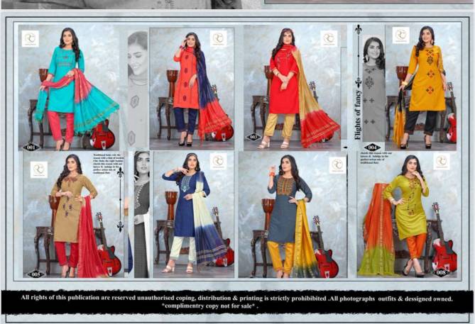 Ramdev Inayat Festive Wear Rayon Heavy Ready Made Dress Collection