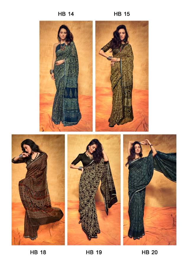 Sr Hand Block Print Casual Wear Designer Fancy Cotton Printed Saree Collection