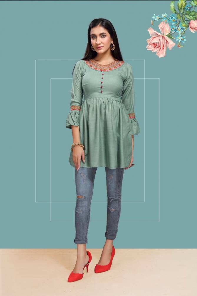 Fly Free Iconic 3 Fancy Ethnic Wear Designer Short Kurti Collection