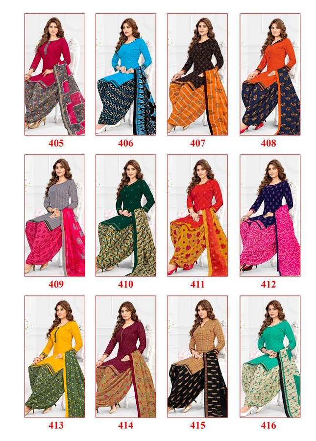 Kuber Classic Patiyala 4 Latest Fancy Regular Wear Cotton Dress Material Collection