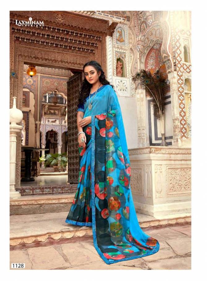 Laxminam Jodha 2 Casual Daily Wear Georgette Printed Saree Collection