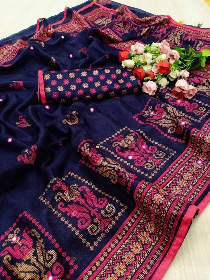 Shrishti 2 Heavy Designer Fancy Party Wear Jute Silk Saree Collection