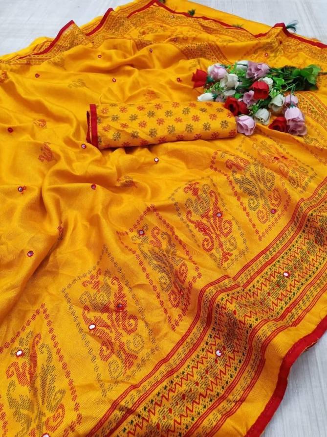 Shrishti 2 Heavy Designer Fancy Party Wear Jute Silk Saree Collection