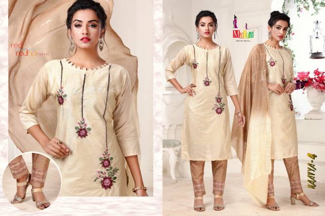 Maira Raavya 4 Latest Festive Wear Fancy Suit Ready Made Collection