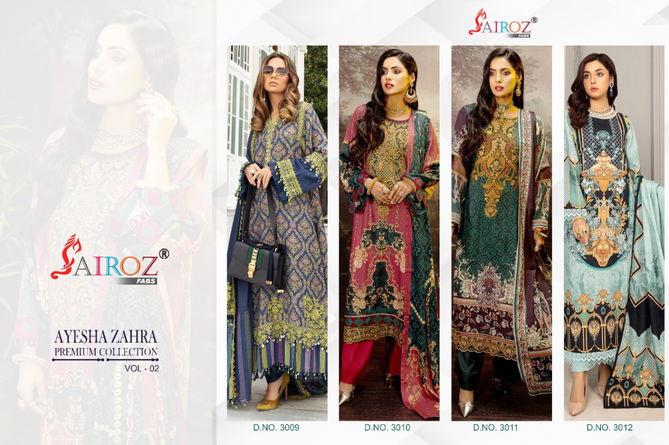 Sairoz Ayesha Zahra Premium Collection 2 Latest Festive Wear Pakistani Salwar Kameez Collection