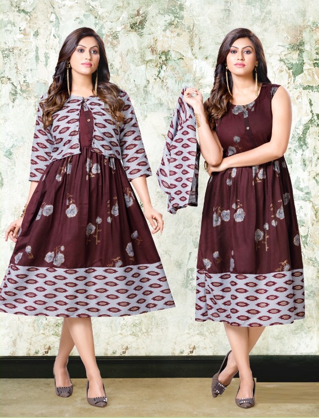 Mayra Gold Crunch 2 Ethnic Wear Fancy Designer Anarkali Kurti Collection