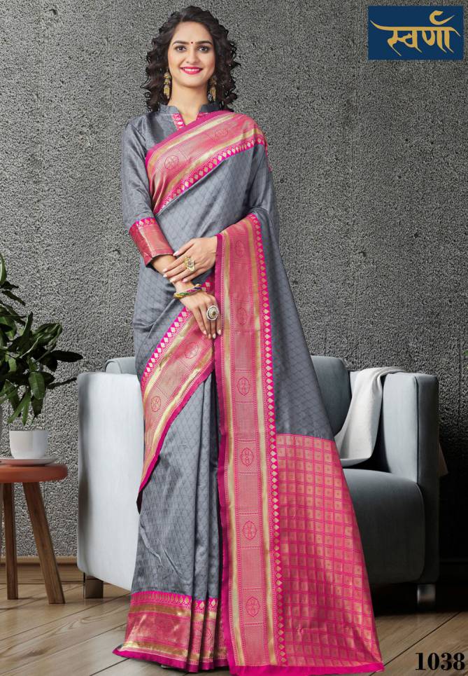 Svarna 6 Casual Daily Wear Silk Printed Designer Saree Collection