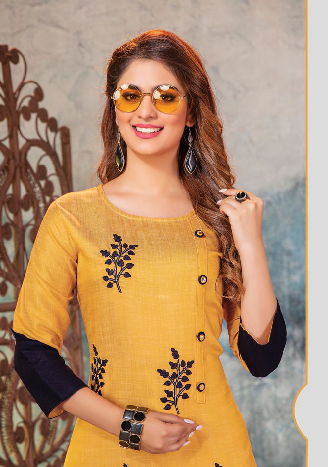 wanna sirat latest designer collection ethnic wear rayon embroidery work straight kurtis 