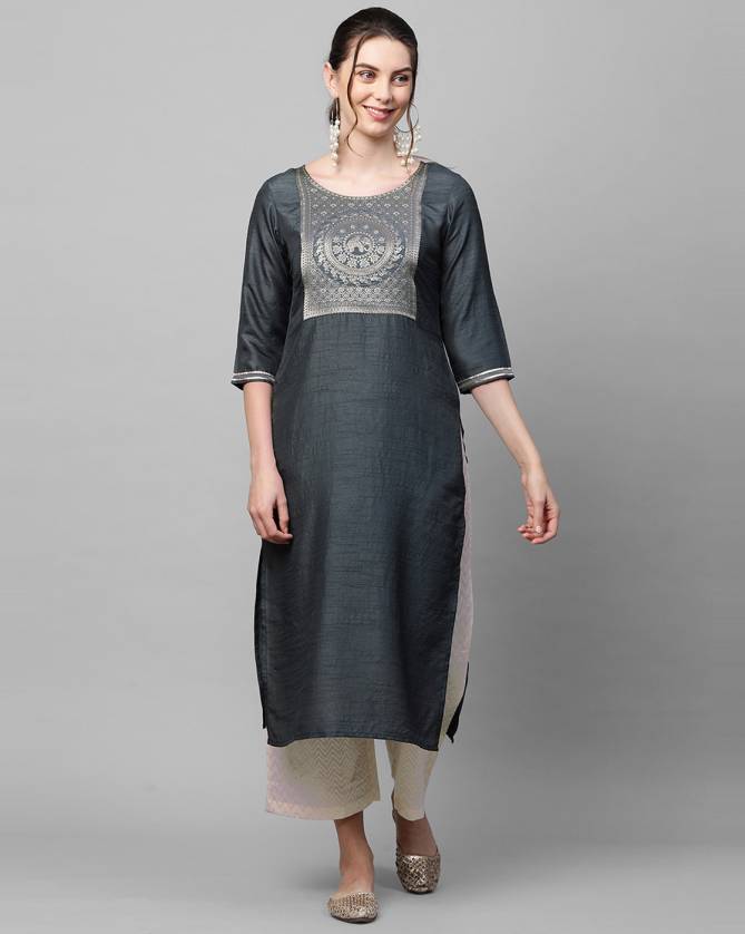 Indo Era Yoke 40 Fancy Ethnic Wear Polyester Printed Designer Kurti Collection