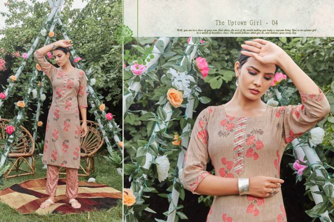 Tips Tops Merlyn 2 Fancy Ethnic Wear Heavy Rayon Kurti With Bottom Collection