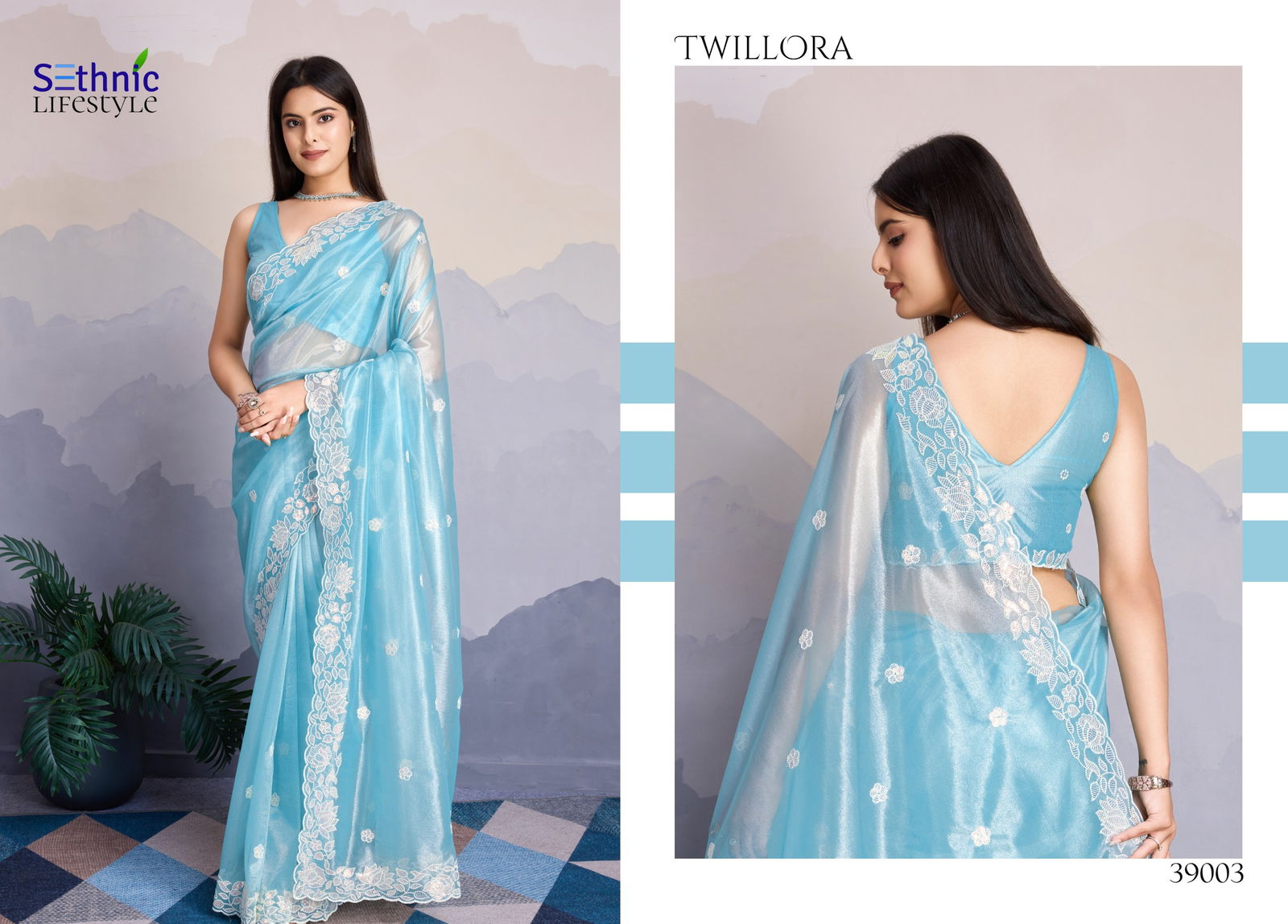 Twillora By Sethnic Fancy Designer Saree Wholesale Online