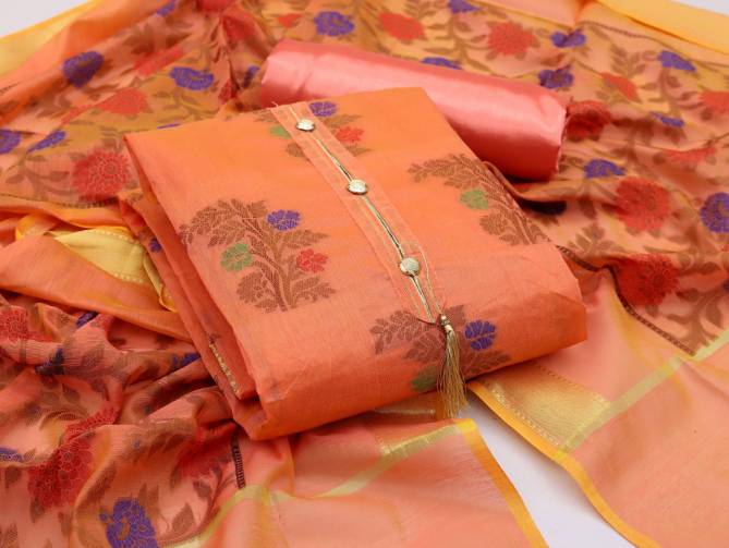 Rnx Pure Banarashi 1002 Fancy Designer Festive Wear Banarasi Silk Dress Material Collection