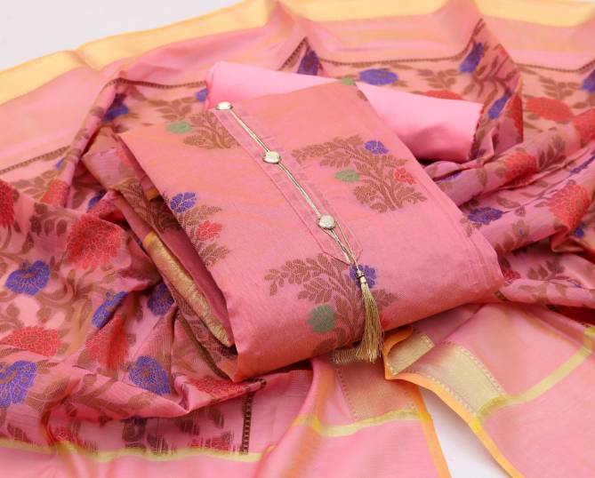 Rnx Pure Banarashi 1002 Fancy Designer Festive Wear Banarasi Silk Dress Material Collection