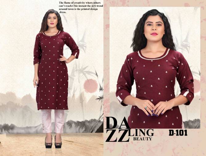 Beauty Queen Jacqueline Casual Daily Wear Cotton Printed Kurti With Bottom Collection