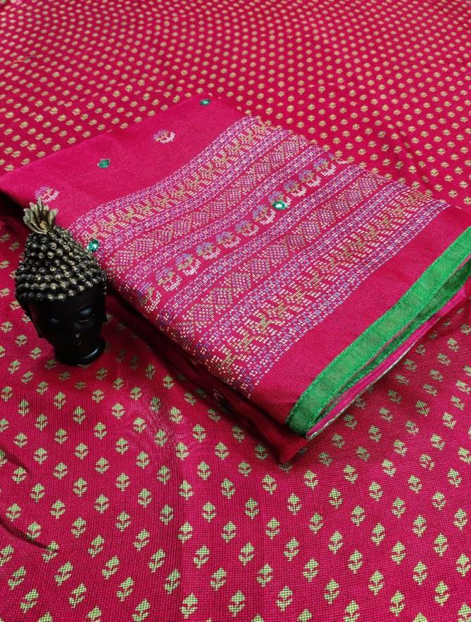 Mihira 3 Fancy Ethnic Wear Printed Linen Jute Silk Printed Designer Saree Collection