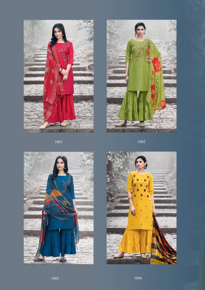 Parra Aliana 1 Heavy Festive Wear Silk With Handwork Latest Ready Made Collection