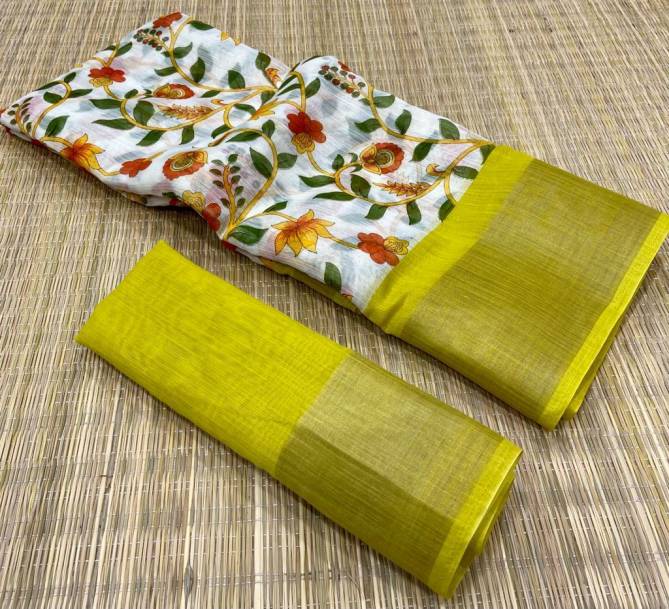 Monalisha 25 Printed Linen Regular Wear Designer Saree Collection