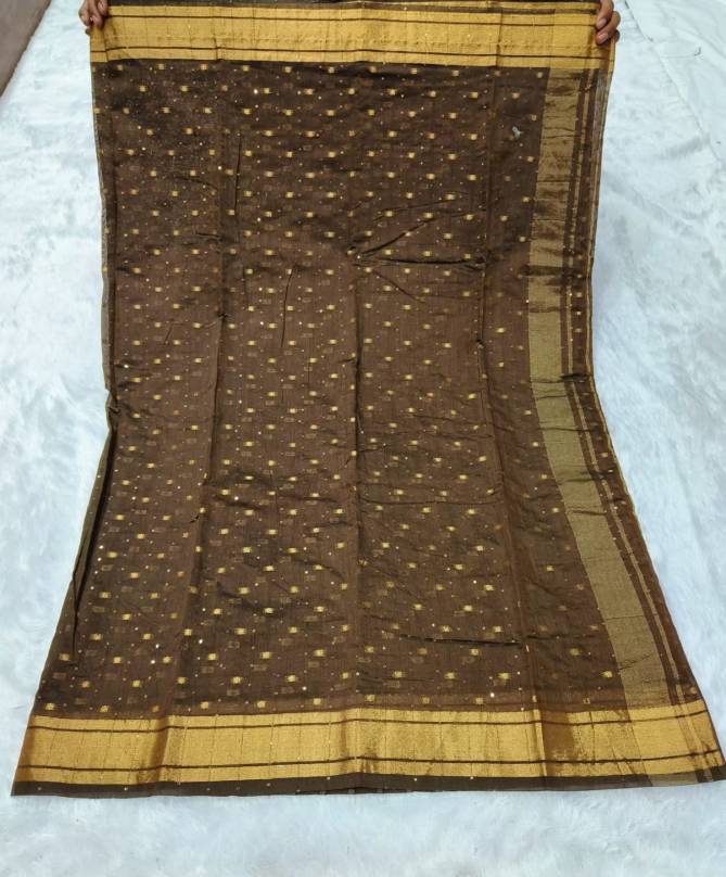 Jk Fashion Soft Cotton Weaving Sequence Designer Sarees Wholesale Price In Surat
