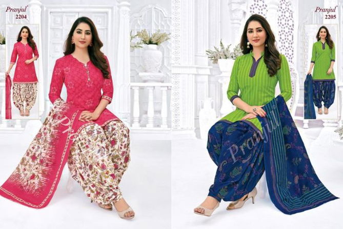 Pranjul Priyanshi 22 Casual Daily Wear Cotton Printed Dress Material Collection