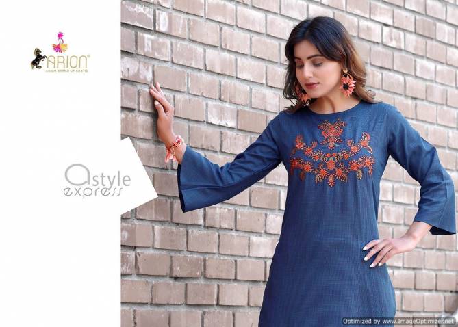 Arion Radhey 3 Latest Fancy Designer Casual Wear Stylish Kurti With Bottom Collection
