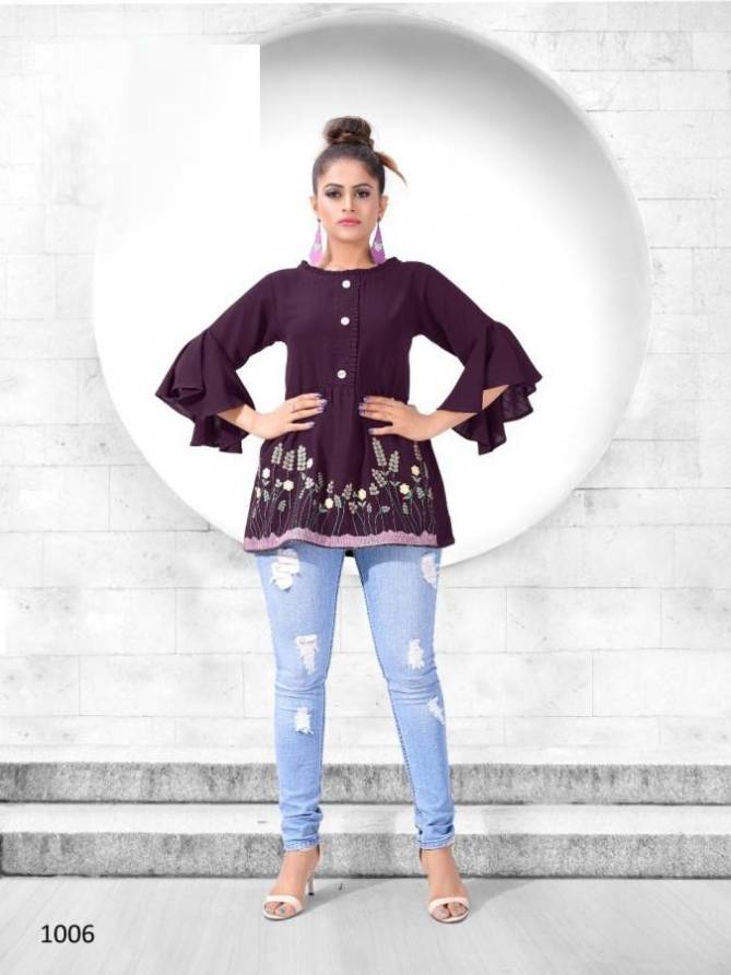 Exclusive Designer Party Wear Short Top Collection 