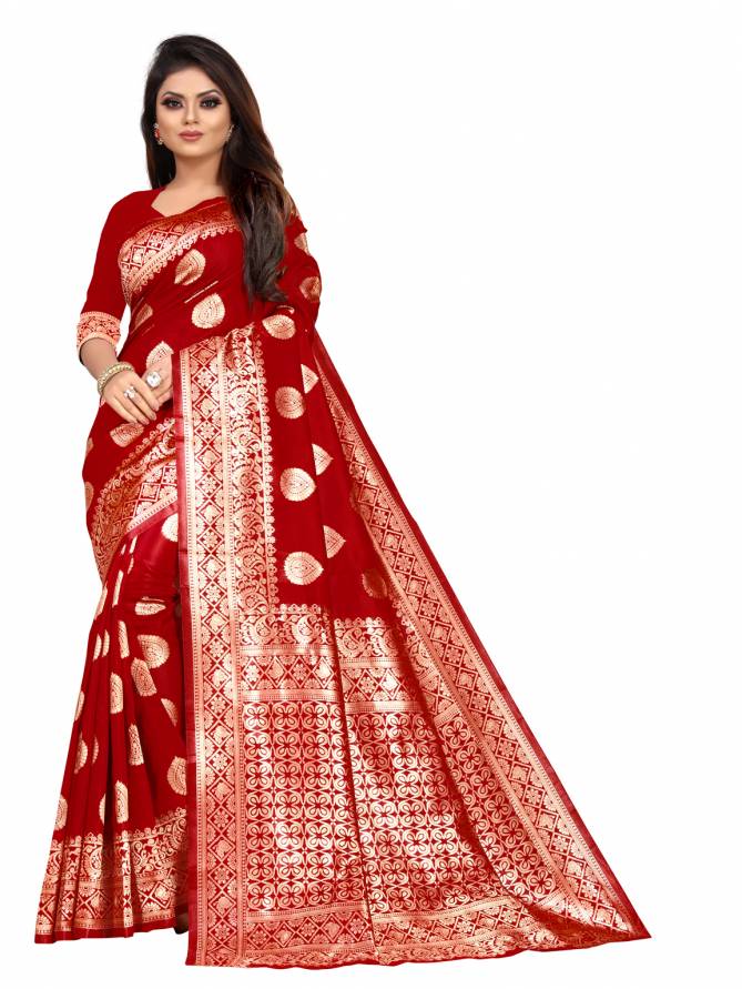 Roop Sringar 5 Latest Designer Party Wear Soft Banarasi Silk Saree Collection  