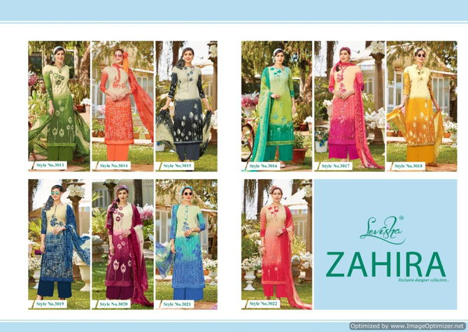 Levisha Zahira Latest Designer Heavy Printed Cotton Dress Material Collection