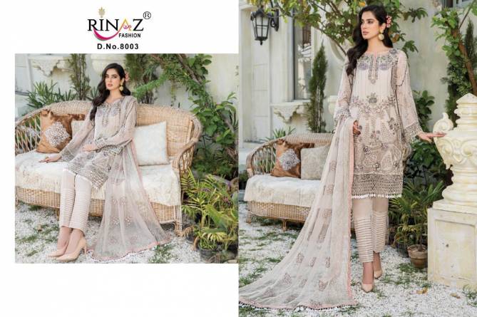 Rinaz Mariyam Gold 10 Latest Fancy Designer Festive Wear Heavy 	Georgette Exclusive Pakistani Salwar Suits Collection