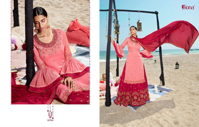 NOORIE SHARARAR VOL -11 Wedding Designer Heavy Work Georgette Top With Dull Santoon Inner  Net Bottom With Japan Satin Inner Four Sided Bordered Dupatta  