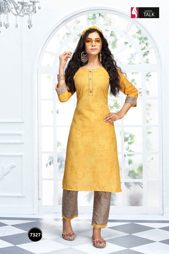 Ft Morni Latest Fancy Designer Ethnic Wear Cotton Printed Kurti With Bottom Collection
